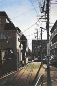 在街上他突然按了跳d遥控器